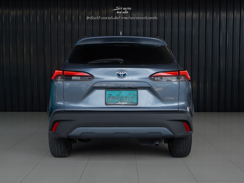 TOYOTA COROLLA CROSS 2021 สีเทาฟ้า มือสอง รูปที่ 3 - SIT AUTO บางแค