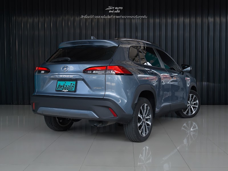TOYOTA COROLLA CROSS 2021 สีเทาฟ้า มือสอง รูปที่ 4 - SIT AUTO บางแค