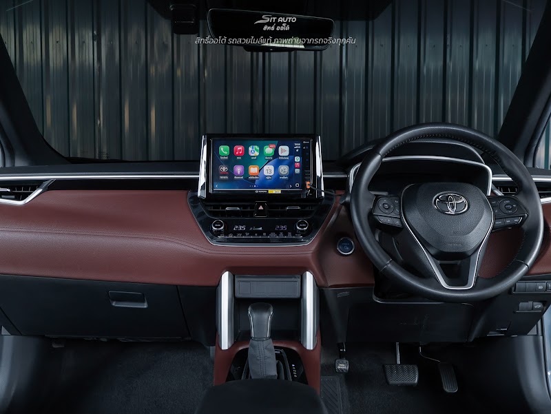 TOYOTA COROLLA CROSS 2021 สีเทาฟ้า มือสอง รูปที่ 6 - SIT AUTO บางแค