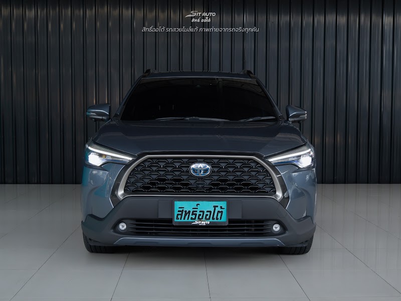 TOYOTA COROLLA CROSS 2021 สีเทาฟ้า มือสอง รูปที่ 2 - SIT AUTO บางแค