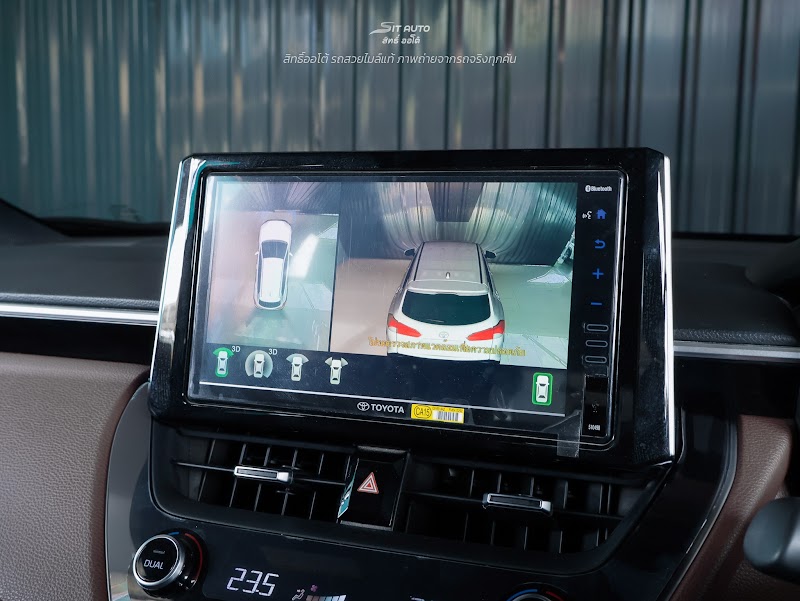 TOYOTA COROLLA CROSS 2021 สีเทาฟ้า มือสอง รูปที่ 10 - SIT AUTO บางแค